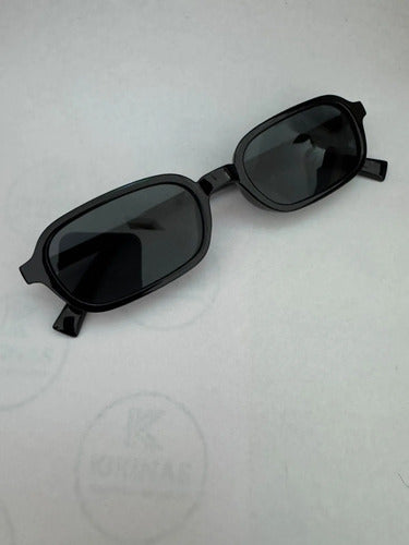 Lentes De Sol Gafas Retro Ovalados Chicos Kikinas Ovalado Negro