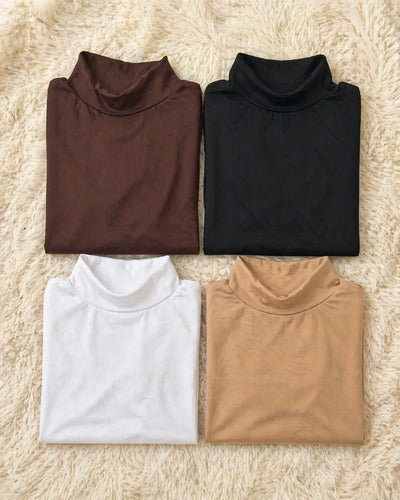 Buzo Polera Cuello Alto Plus Size Talle Grande