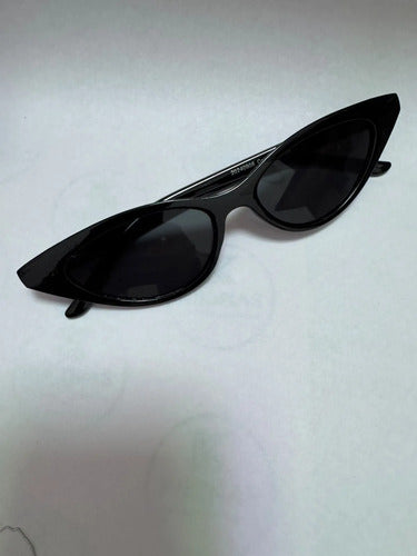 Lentes De Sol Retro Cat Eyes Ojos De Gato Kikinas Cat Eyes Negro