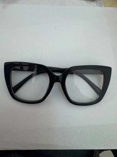 Armazon Lentes Ojo De Gato Gafas Cat Eyes Ovalada Kikinas Negro