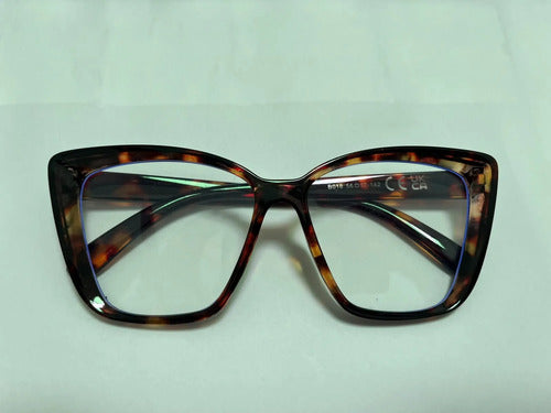 Armazón Carey Lentes Filtro Luz Azul Antifatiga Pc Cel Tv Carey