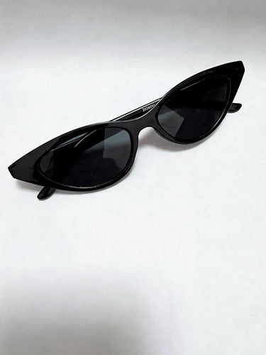 Lentes De Sol Retro Cat Eyes Ojos De Gato Kikinas Cat Eyes Negro