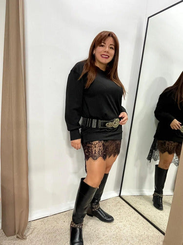 Cinto Elastico Con Hebilla De Tachas Kikinas
