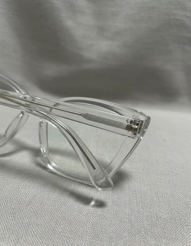 Gafas De Filtro Azul Ojo De Gato Lentes Cat Eyes Kikinas Transparente