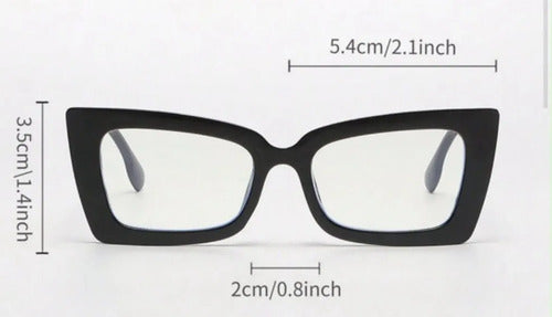 Armazón Ambar De Lentes Cuadrado Filtro Luz Azul Ámbar