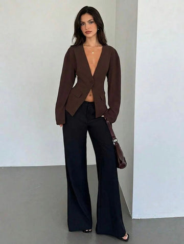Blazer Saco Saquito Casual Tela Ligera Kikinas
