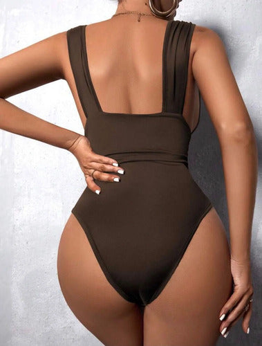 Body Sexy Cuello V Escote Profundo Kikinas