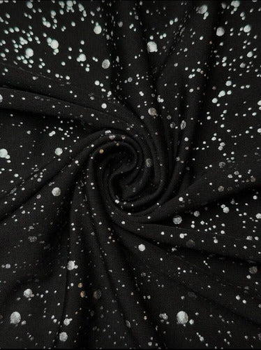 Vestido Corto Fiesta Plus Size Talle Grande Tela Brillante