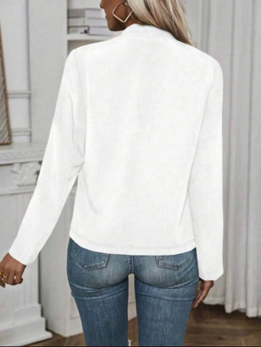 Chaqueta Casual Blazer Moda Napoleón Botones Dorados Kikinas