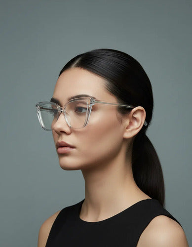 Gafas De Filtro Azul Ojo De Gato Lentes Cat Eyes Kikinas Transparente