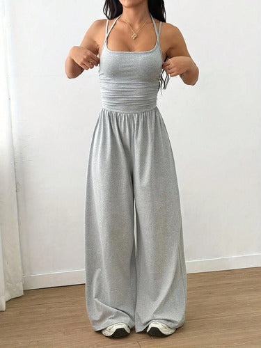 Enterito Monito Enterizo Casual Oxford Talle Grande