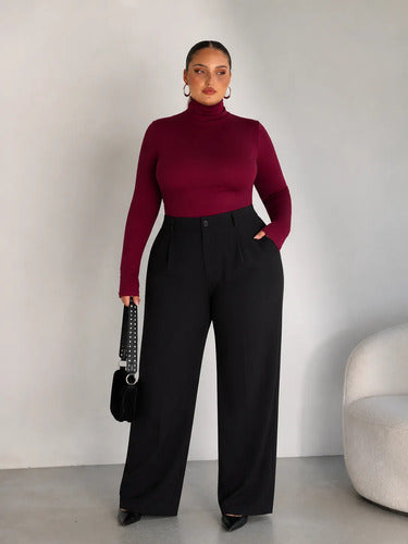 Buzo Polera Cuello Alto Plus Size Talle Grande