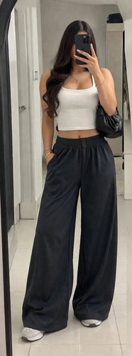 Pantalón Palazzo Oxford Morley Casual De Vestir Kikinas