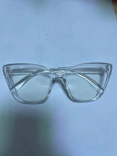 Gafas De Filtro Azul Ojo De Gato Lentes Cat Eyes Kikinas Transparente