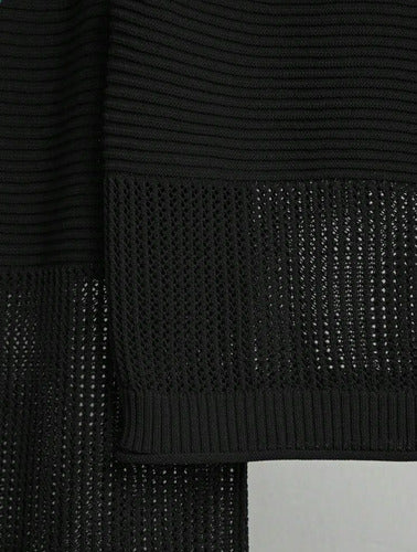 Conjunto Top Pollera Verano Playero De Punto Kikinas