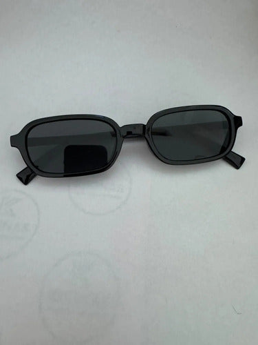Lentes De Sol Gafas Retro Ovalados Chicos Kikinas Ovalado Negro