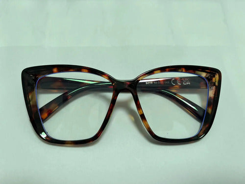 Lentes Negros Armazon Filtro Luz Azul Antifatiga Pc Cel Tv Carey
