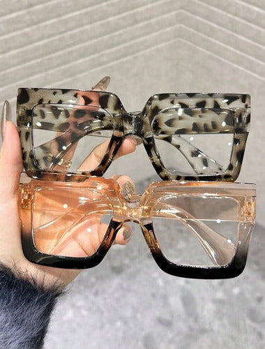 Armazón De Lentes Cuadrado Negro/dorado Kikinas Negro/dorado