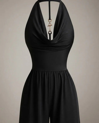 Mono Monito Enterizo Enterito Oxford Escote Halter Kikinas