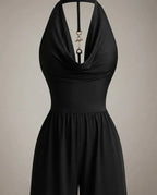 Mono Monito Enterizo Enterito Oxford Escote Halter Kikinas