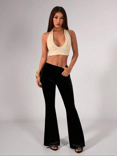 Pantalón Oxford Terciopelo De Fiesta Elegante Kikinas