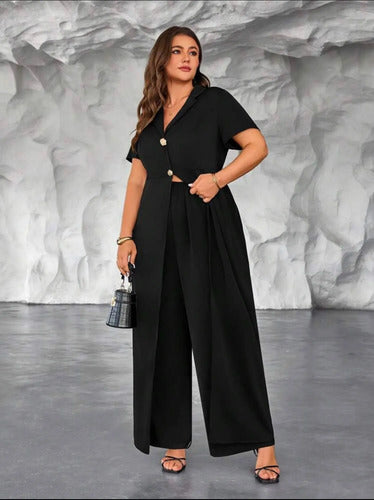 Mono Enterito Plus Size Talle Grande Tipo Conjunto