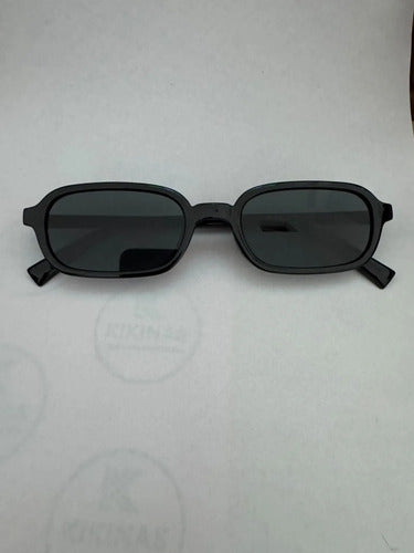 Lentes De Sol  Gafas Retro Ovalados Chicos Kikinas Ovalado Negro