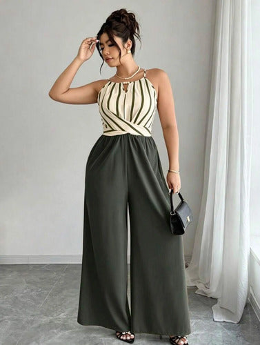 Enterito Monito Oxford  Plus Size Talle Grande Kikinas