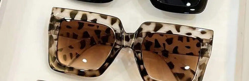 Lentes De Sol Genérico Diseño Animal Print Leopardo Kikinas
