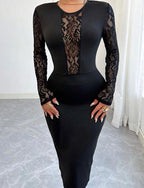 Vestido Corto De Fiesta Ajustado Mangas De Encaje  Kikinas