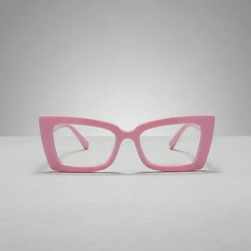 Lentes Rosa Armazon Filtro Luz Azul Antifatiga Pc Cel Tv Rosa