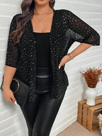 Torerita Campera Chaqueta  Malla Transparente Brillante