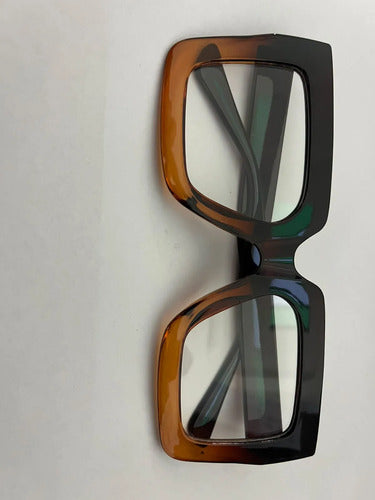 Armazón De Lentes Cuadrado Genérico Chocolate Kikinas Chocolate