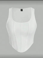 Top De Vestir Asimétrico Dama Blusa Tipo Bustier Kikinas