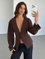 Blazer Saco Saquito  Casual Tela Ligera Kikinas