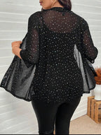 Torerita Campera Chaqueta  Malla Transparente Brillante