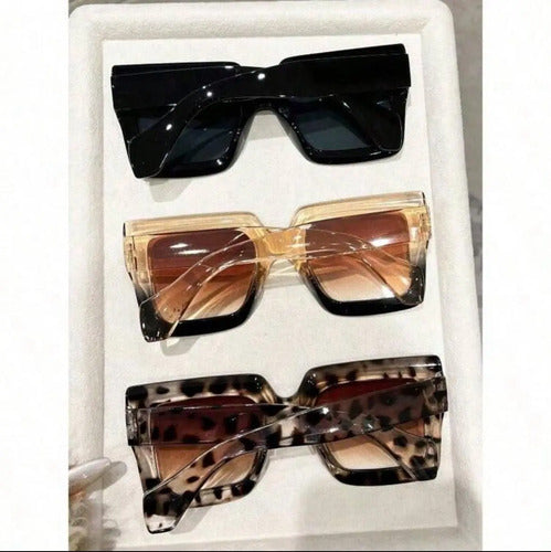 Lentes De Sol Genérico Diseño Animal Print Leopardo Kikinas