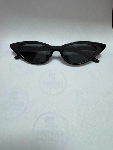 Lentes De Sol Retro Cat Eyes Ojos De Gato Kikinas Cat Eyes Negro