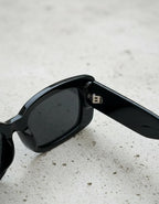 Lentes De Sol Negros Diseño Rectangular  Kikinas Rectangular Negro