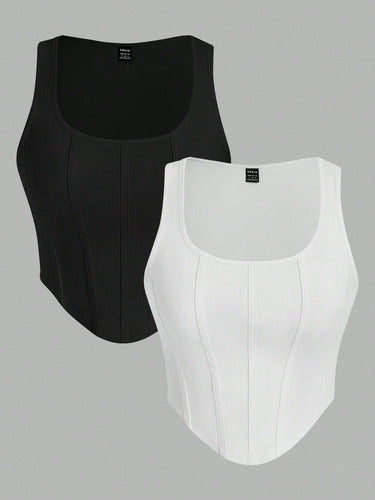 Top De Vestir Asimétrico Dama Blusa Tipo Bustier Kikinas